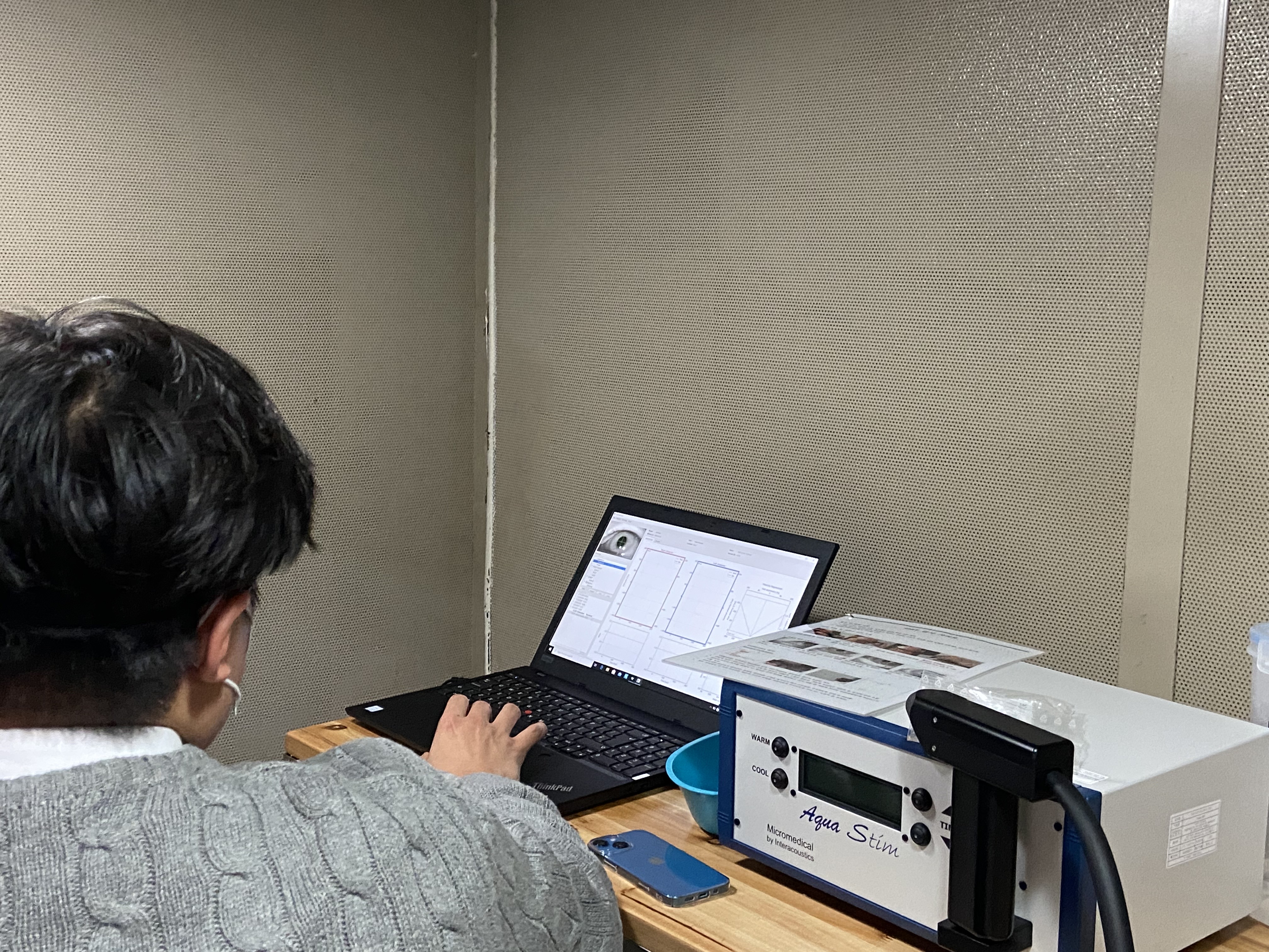 전정기능 평가 및 재활 실습 (vHIT)